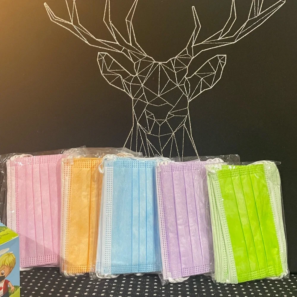 Kids mix of colors disposable box of 50